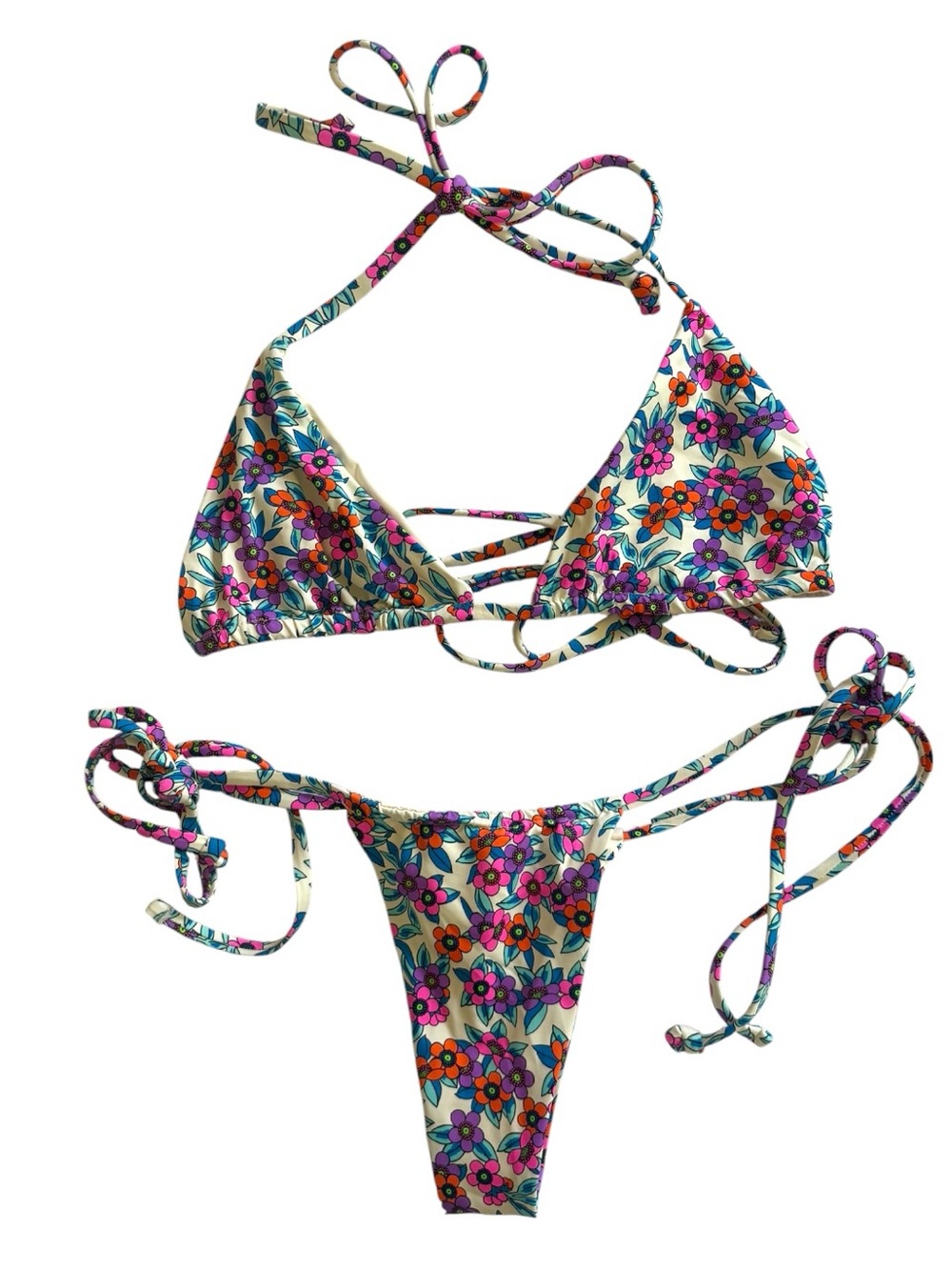 Frankie's Bikinis Flower Farm Bikini Set - Picture 2 of 5